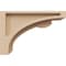 Ekena Millwork 3"W x 9"D x 6"H Classic Viola Rough Cedar Woodgrain TimberThane Corbel, Primed Tan CORUR03X09X06VIORCPR - alternate 2